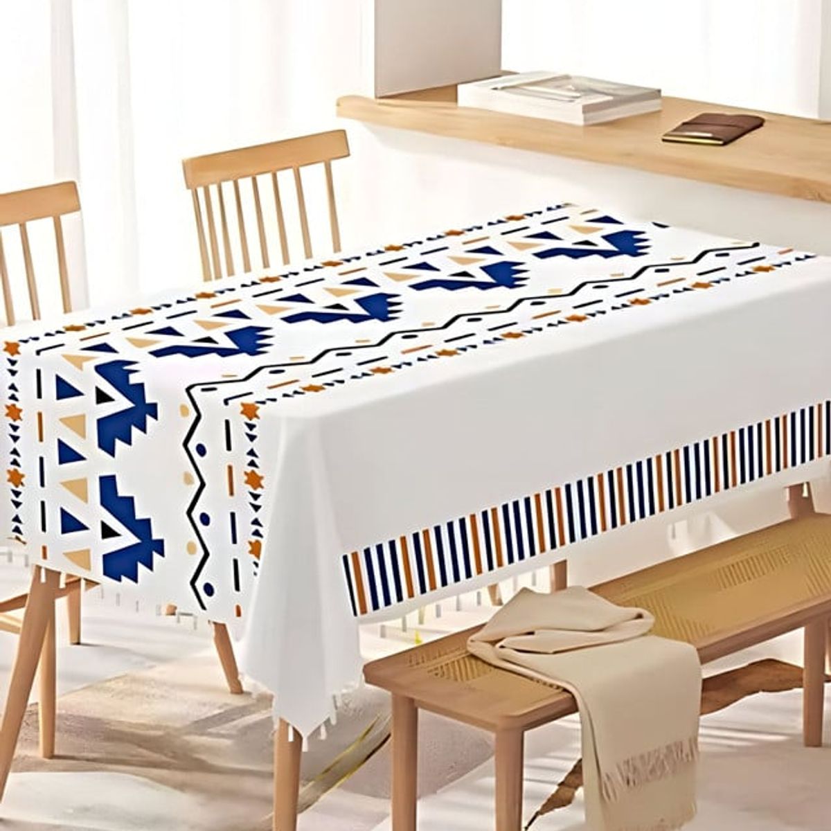 GENERICO - Mantel De Comedor Rectangular impermeable 140x 220 cm M9