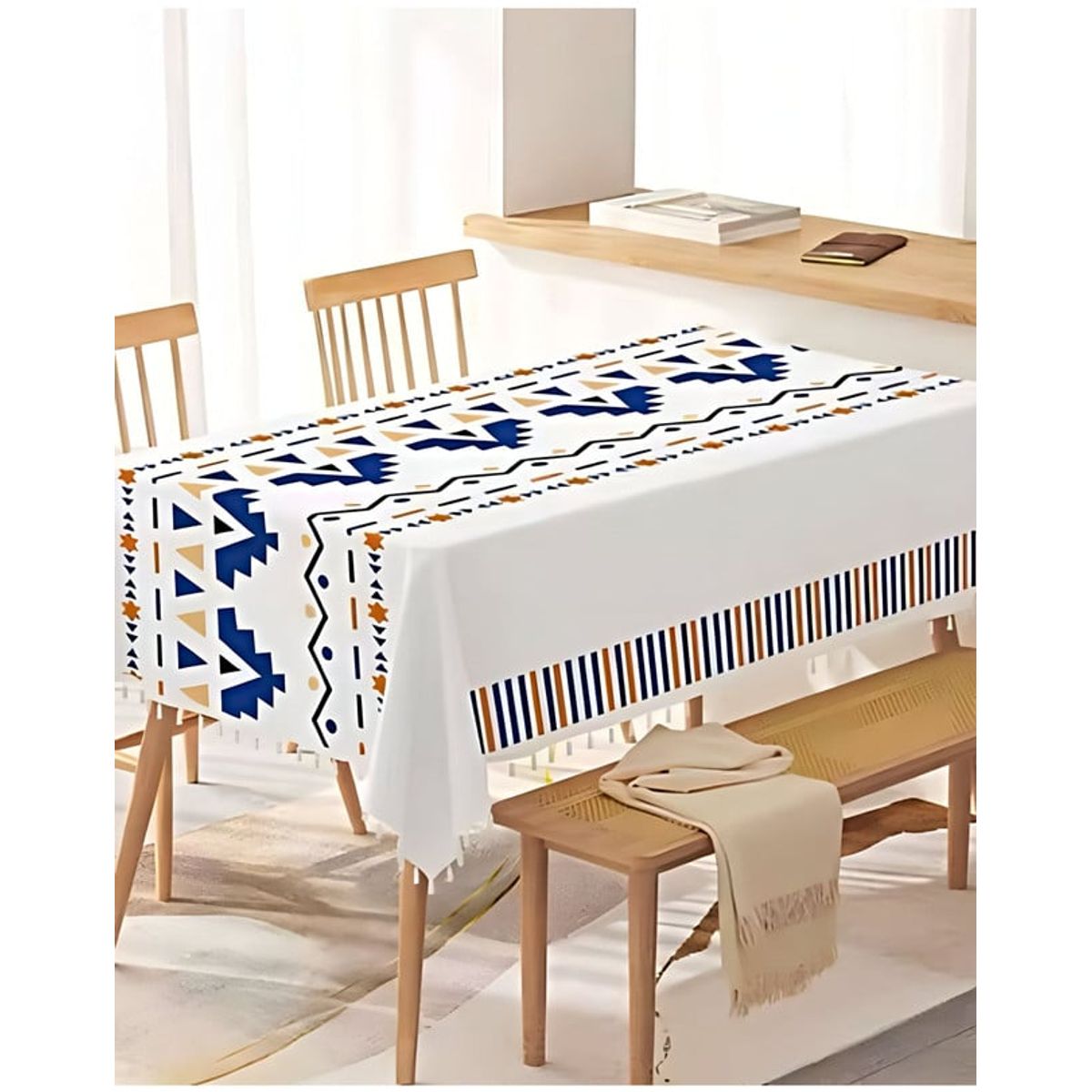 GENERICO - Mantel De Comedor Rectangular impermeable 140x 220 cm M9