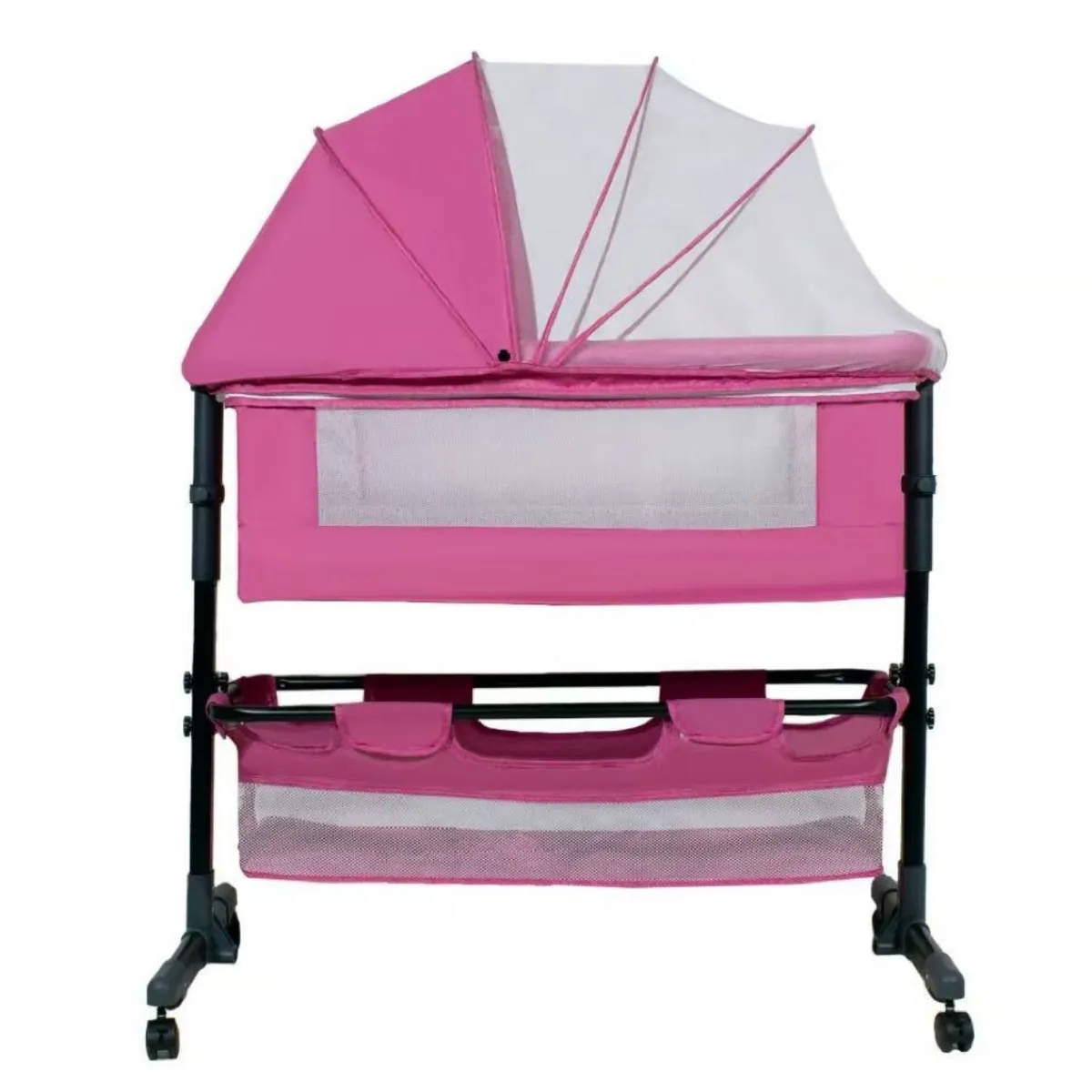 HOMER OUTDOOR - Cuna Colecho Con Mudador Y Accesorios Rosado Homer Outdoor