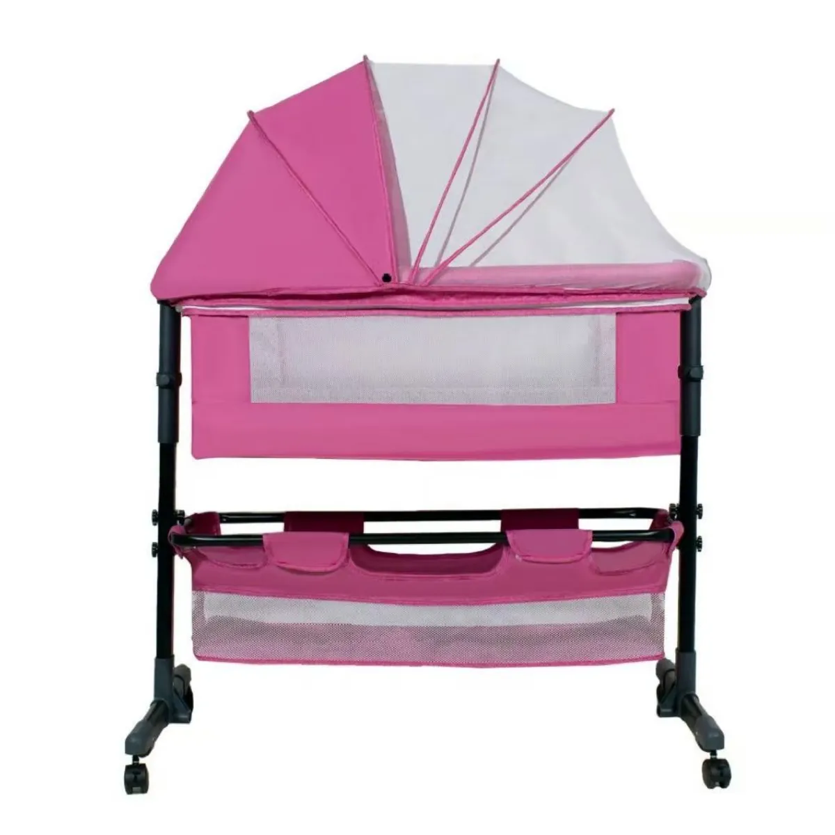 HOMER OUTDOOR - Cuna Colecho Con Mudador Y Accesorios Rosado Homer Outdoor