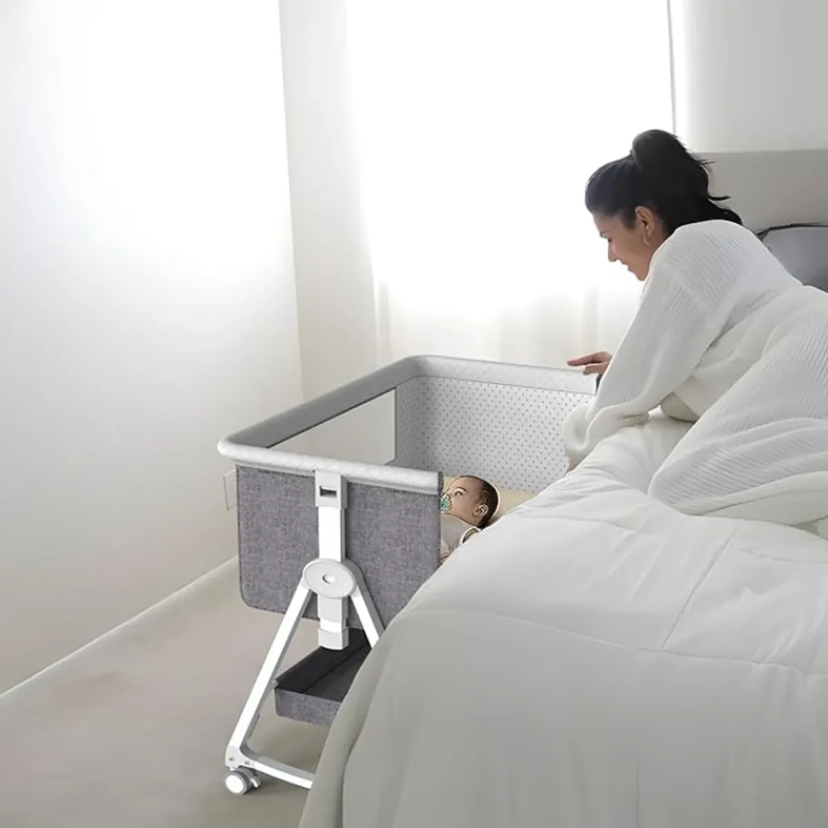 HOMER OUTDOOR - Cuna Colecho Con Mudador Y Accesorios gris oscuro Homer