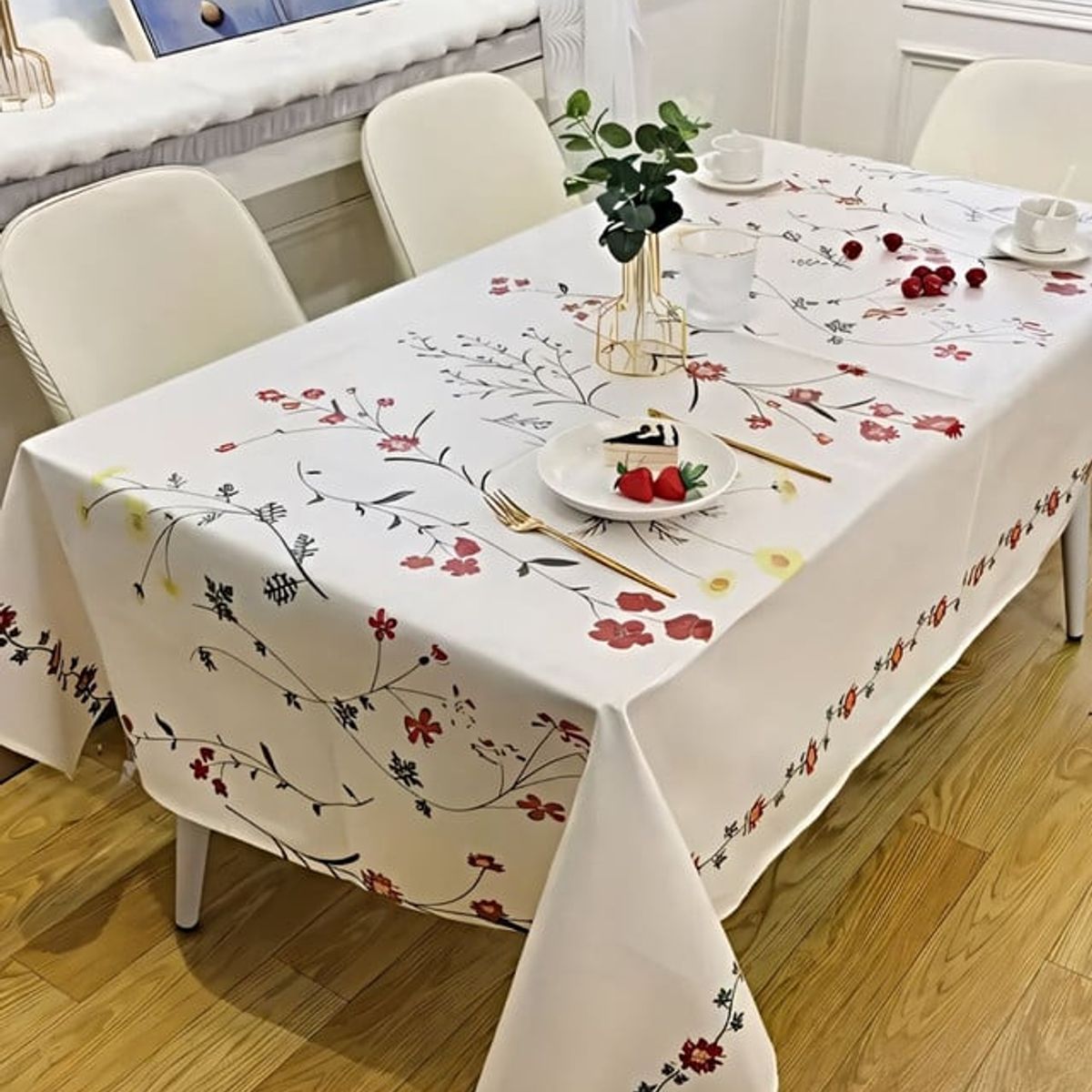 GENERICO - Mantel De Comedor Rectangular impermeable 140x 220 cm M2