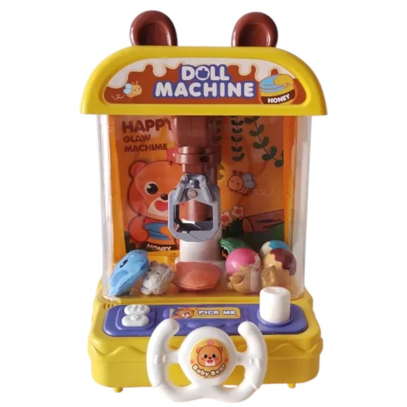 INVENCIBLE - JUGUETE MAQUINA SACA PELUCHE BEAR KAWAII JUGUETE ATRAPA NC34