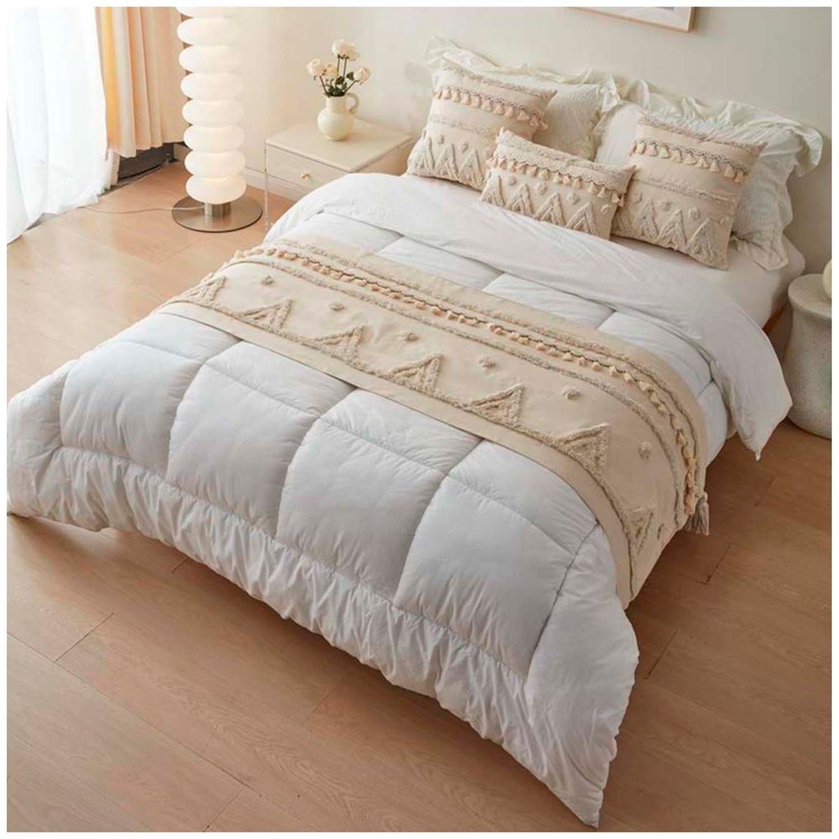 GENERICO - Set Piecera Boho 60 X 210 +2 fundas