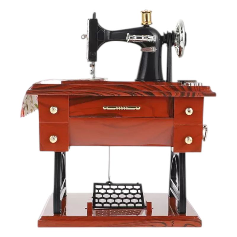 INVENCIBLE - MÁQUINA DE COSER CAJA MUSICAL MINI VINTAGE NC35