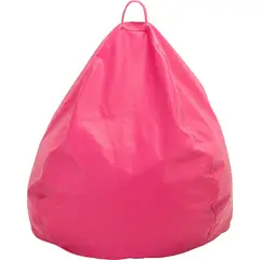 GENERICO - Pouf Pera Rosada Eco Cuero 60x50x50 cm Máxima Design