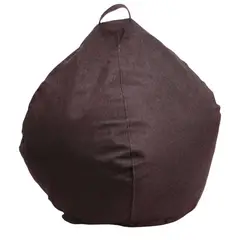 GENERICO - Pouf Pera Infantil Café Moro Omega 60x50x50 Maxima Design