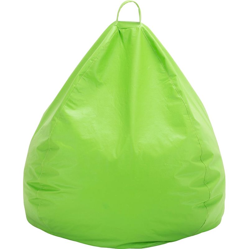 GENERICO - Pouf Pera Verde Eco Cuero 60x50x50 cm Máxima Design