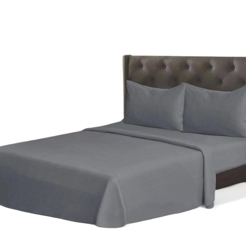 GENERICO - Set De Sabanas Termicas Polar Mas 1 Funda 1.5 Plaza Color Gris