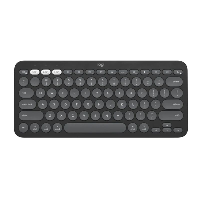 LOGITECH - Teclado Inalámbrico Logitech Teclado K380S Negro Español CL Bluetooth.