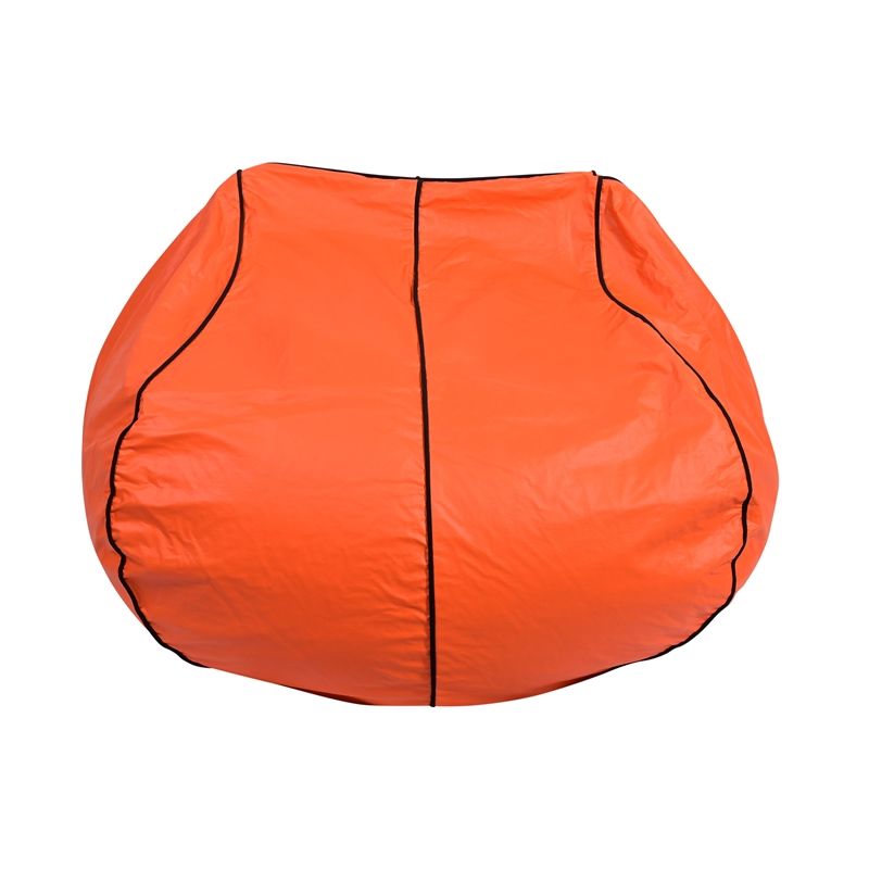 GENERICO - Pouf Pera Infantil Básquetbol Eco Cuero 50x50x50 cm Máxima Design