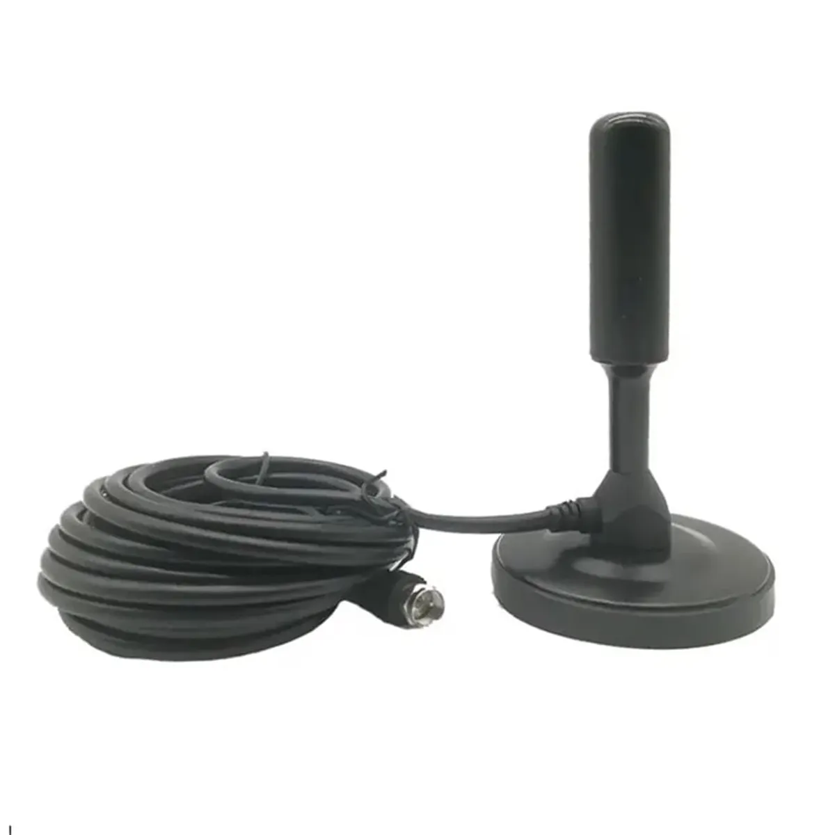 GENERICO - Antena Tv Digital Abierta Hd Tvd Interior 360 Coaxial