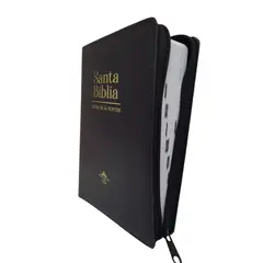 SOCIEDADES BIBLICAS UNIDAS - Biblia Reina Valera 1960 Letra Gigante económica Con Cierre color negro