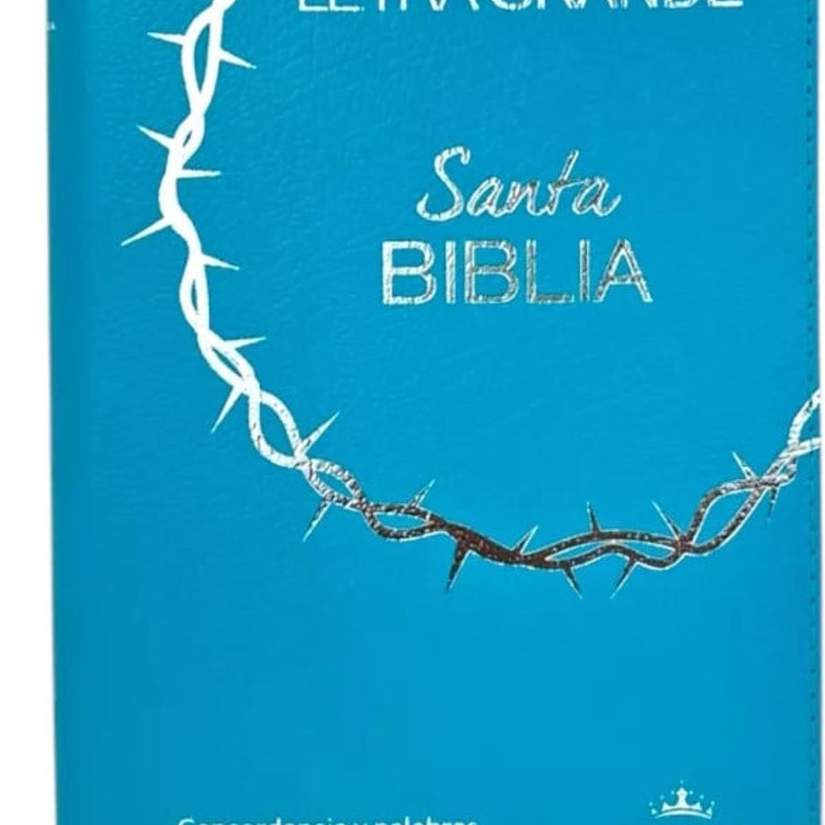 SOCIEDADES BIBLICAS UNIDAS - Biblia Reina Valera 1960 Letra Grande 12 Puntos Turquesa Indice y Cierre