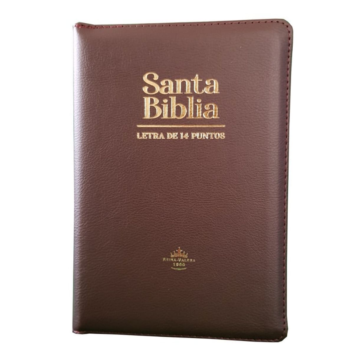 SOCIEDADES BIBLICAS UNIDAS - Biblia Reina Valera 1960 Letra Gigante económica Con Cierre Café