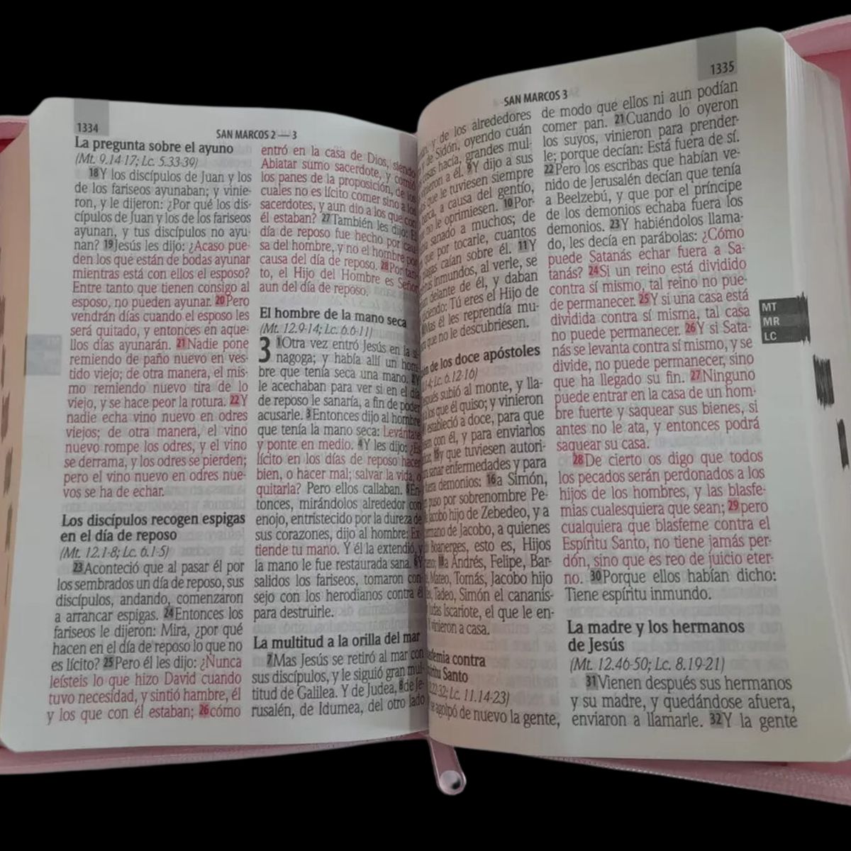SOCIEDADES BIBLICAS UNIDAS - Biblia Reina Valera 1960 Letra Gigante económica Con Cierre rosado bicolor