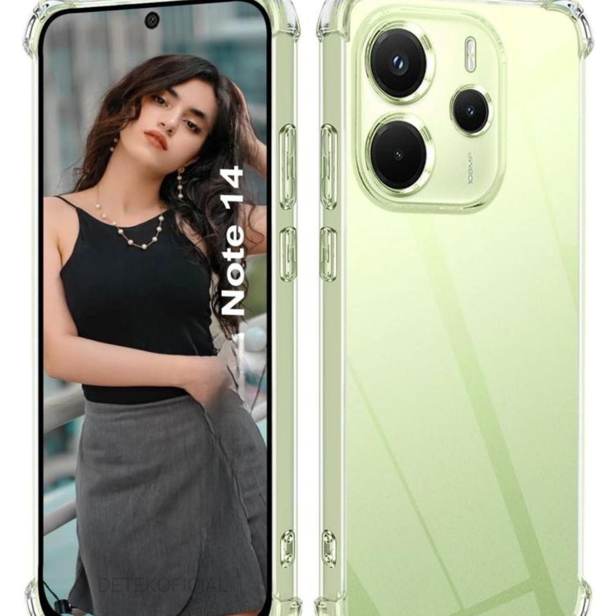 GENERICO - Carcasas Transparente Reforzado Para Xiaomi Note 14 5g