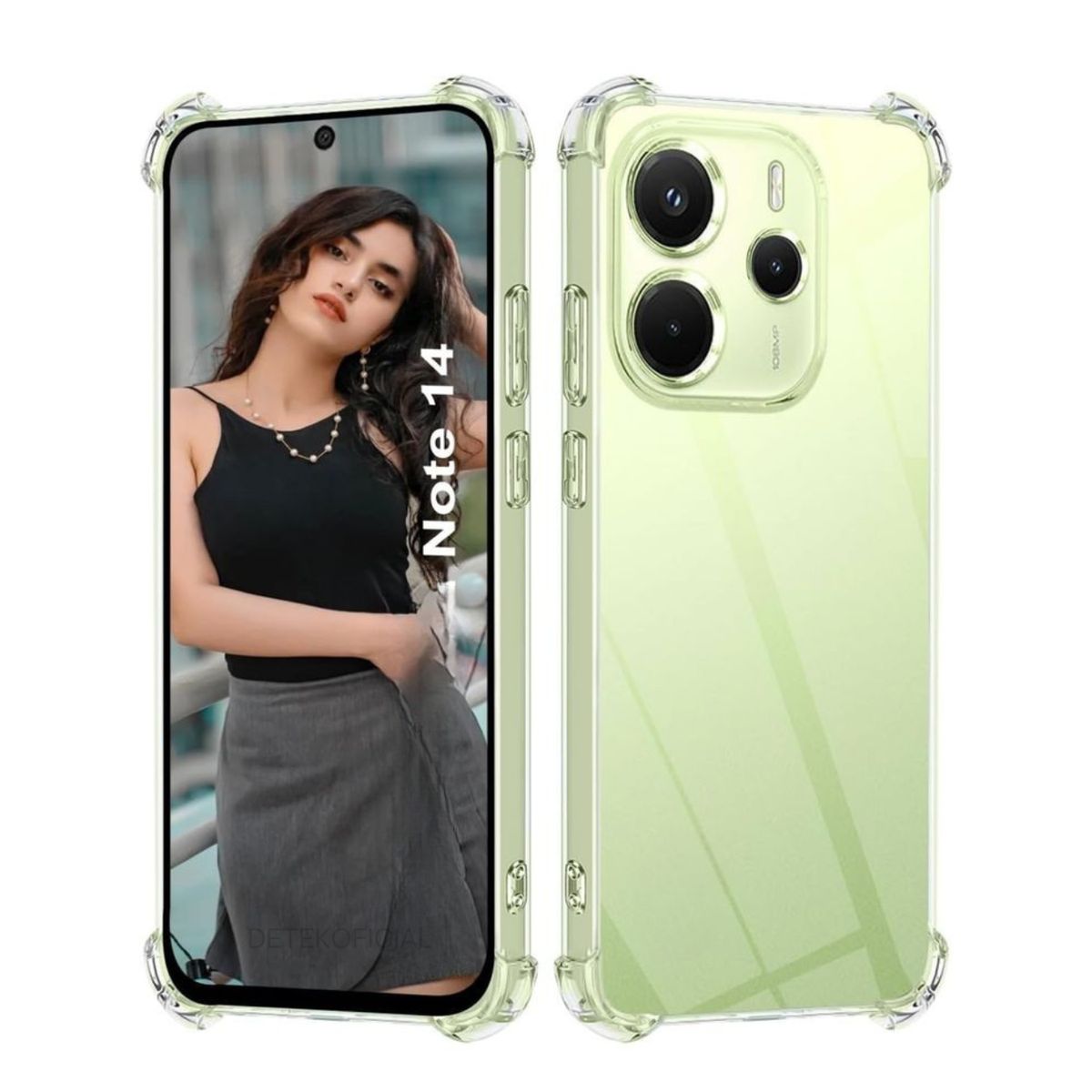 GENERICO - Carcasas Transparente Reforzado Para Xiaomi Note 14 5g