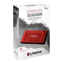 KINGSTON - Unidad Sólida Externa Xs1000r 1tb Color Rojo 1050Mbs
