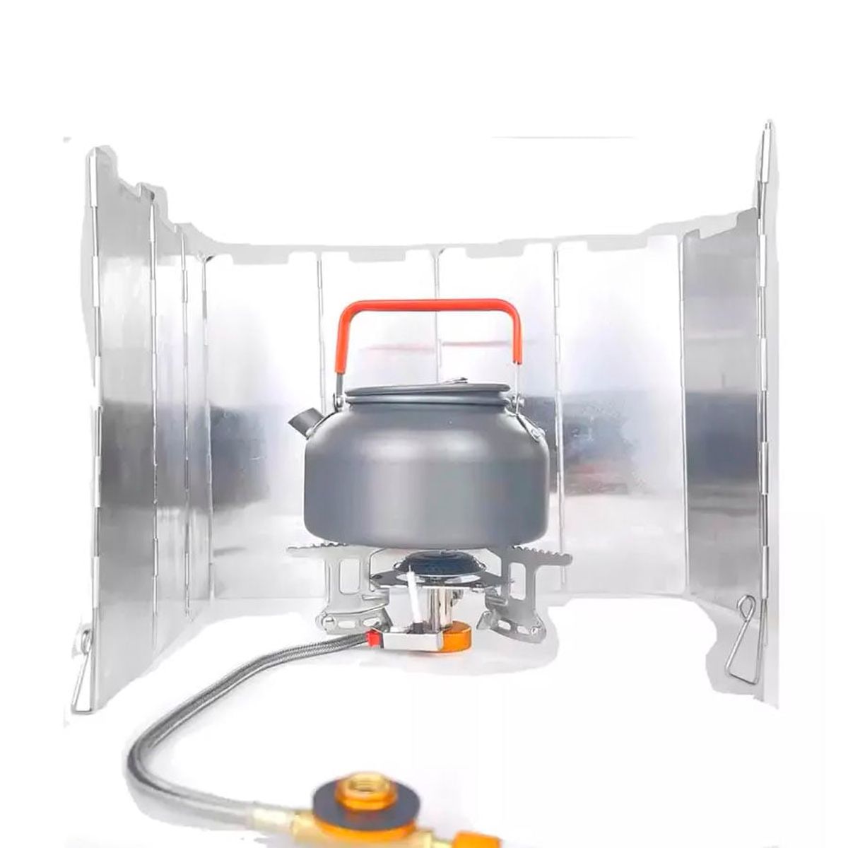 GENERICO - Contra Viento de Cocina Camping plegable