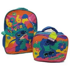LILO & STITCH - Mochila mas Lonchera Stitch