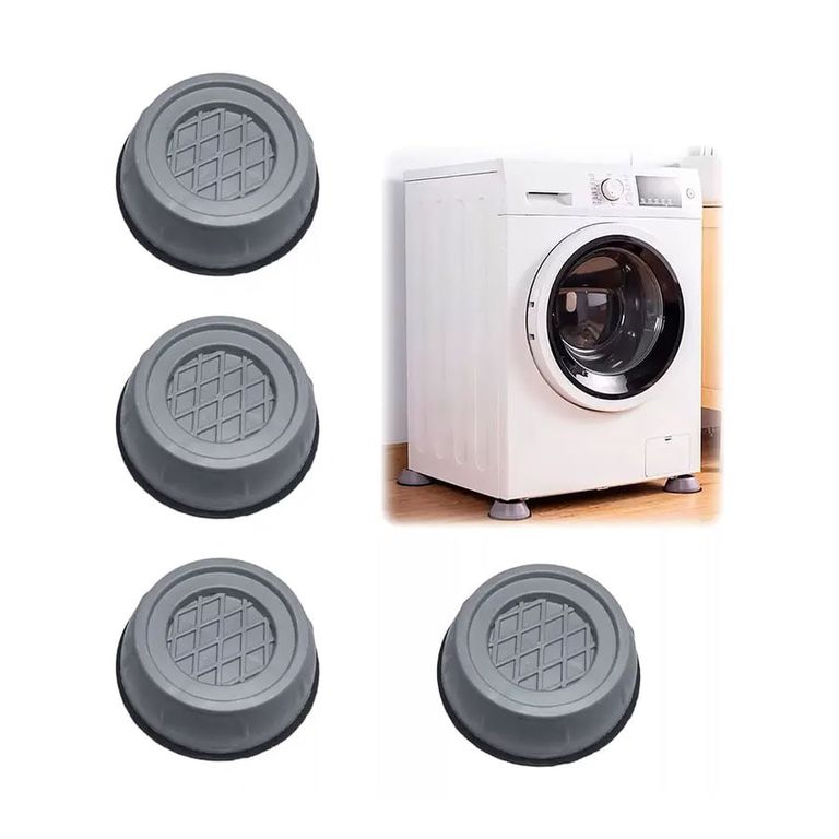 GENERICO Pack de 4 Almohadillas Antideslizantes Lavadora