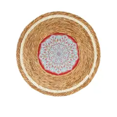 GENERICO - Alfombra Yute Redonda 60x60cm