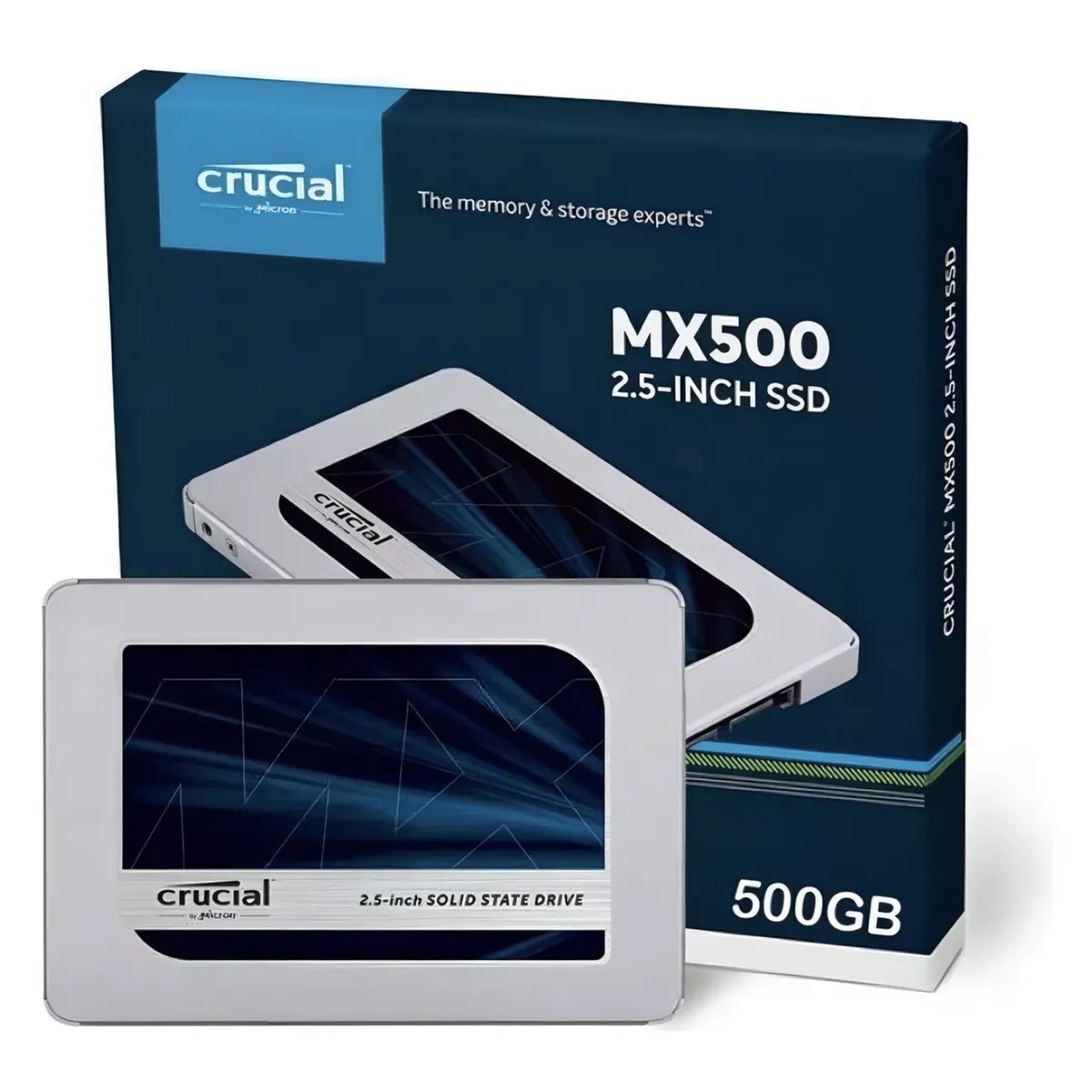 CRUCIAL - Unidad Ssd Crucial Mx500 500gb 2.5 Sata 3 Lec. 560Mb/S Esc. 510Mb/S