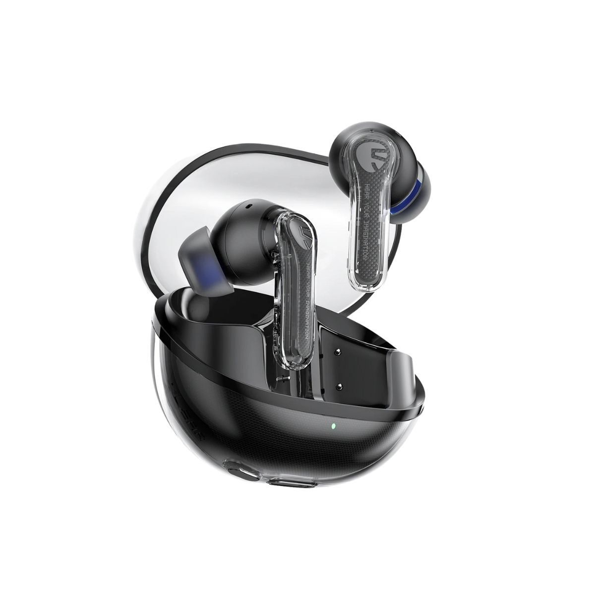 SOUNDPEATS - Audífonos Inalámbricos TWS ENC IPX4 SoundPEATS Clear Negro