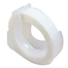 GENERICO - Cinta PVC texto 3D para Etiquetadora DYMO, 9mm x 3m - Agua - S M