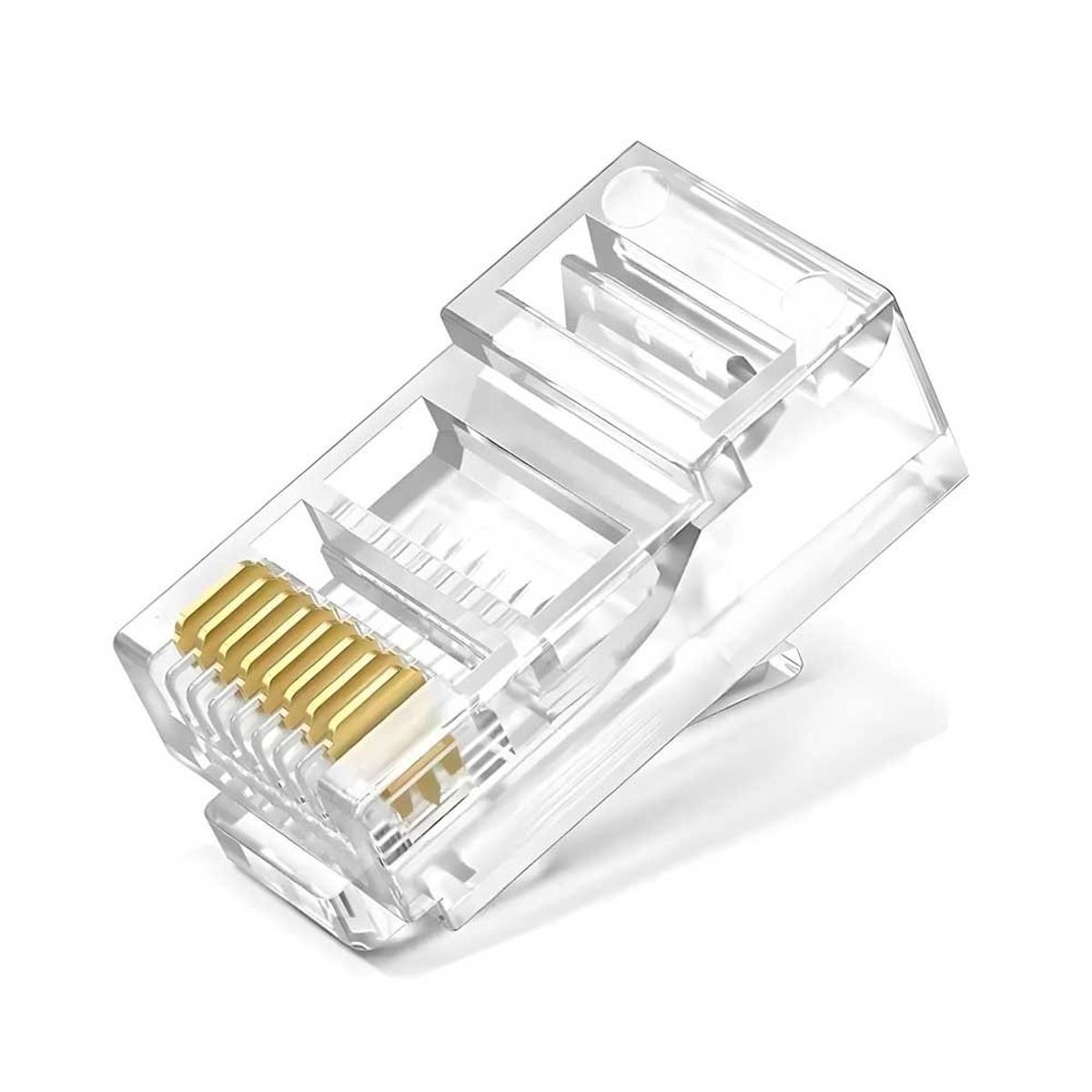 Conector Rj45 Cat6 Pass Thru 10 Uni, marca GENERICO - Foto Principal