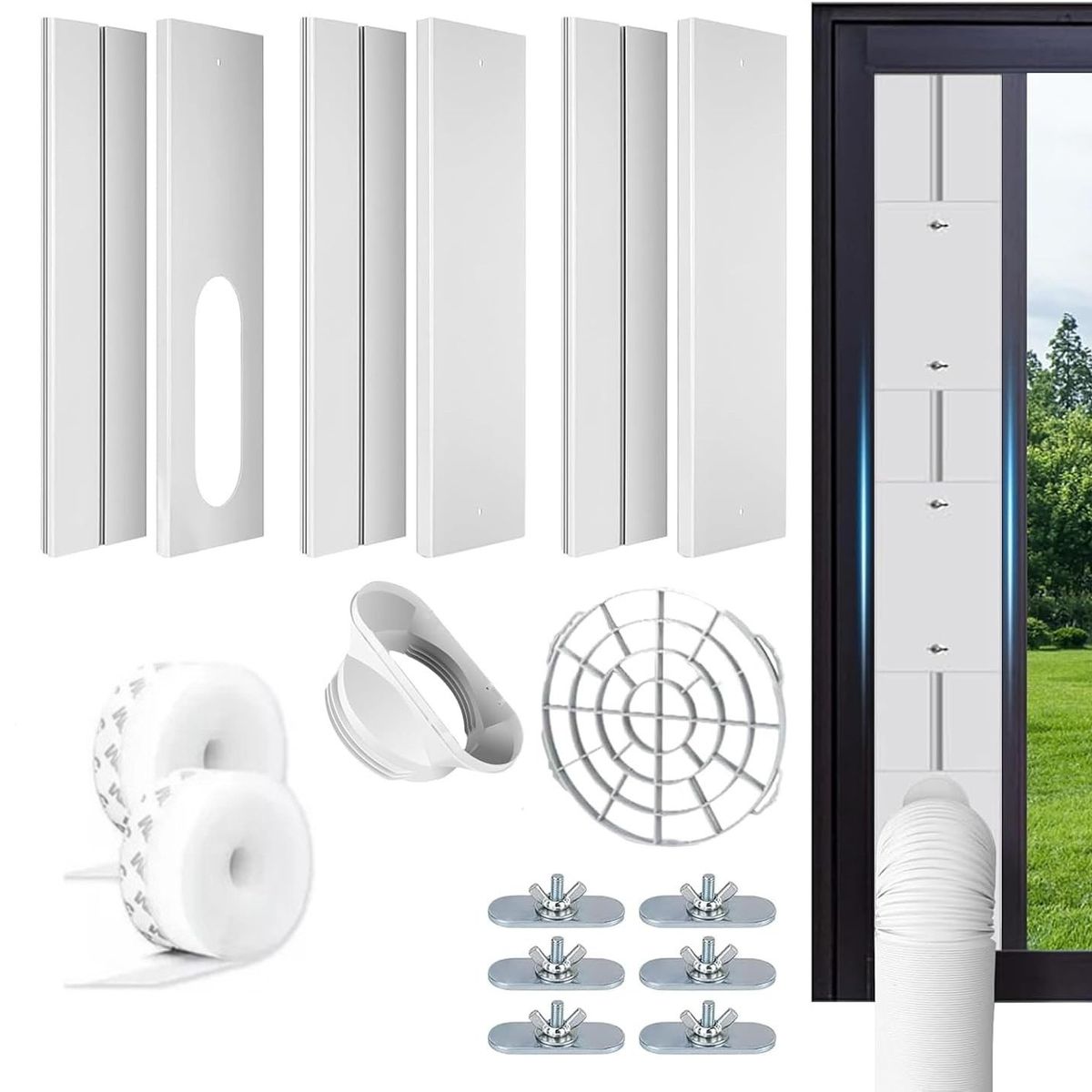 KUANGYE - Kit De Ventana Para Aire Acondicionado Portátil