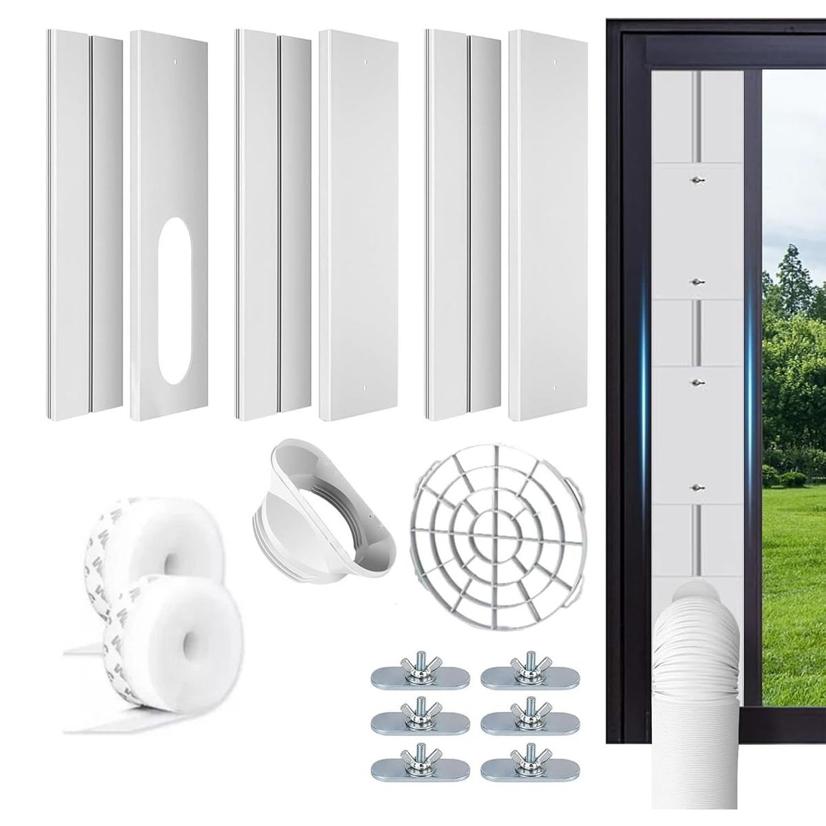 KUANGYE - Kit De Ventana Para Aire Acondicionado Portátil