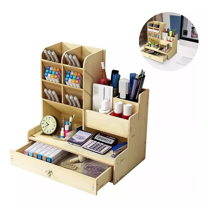 TNAKIEX - Organizador Caja de Almacenamiento de Archivos Oficina