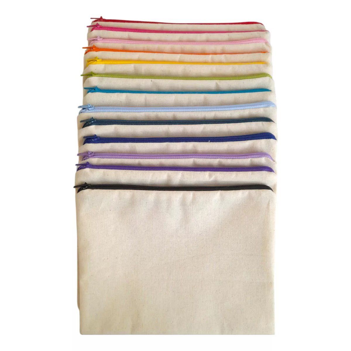 KUANGYE - Pack 20 Estuches De Tela Algodón 20x15cm - Uso Múltiple