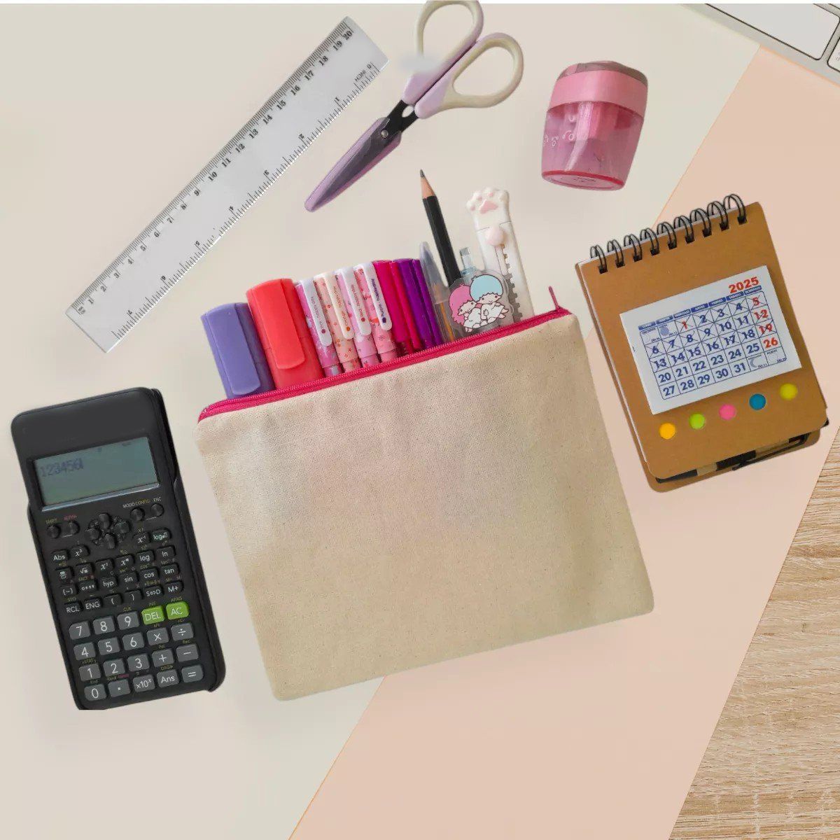 KUANGYE - Pack 20 Estuches De Tela Algodón 20x15cm - Uso Múltiple