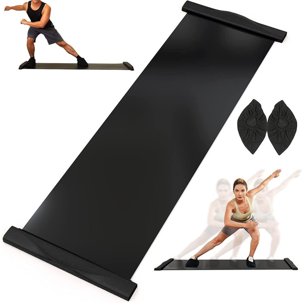 KUANGYE - Tabla Deslizante Ejercicios Múltiples Beneficios Slide Board