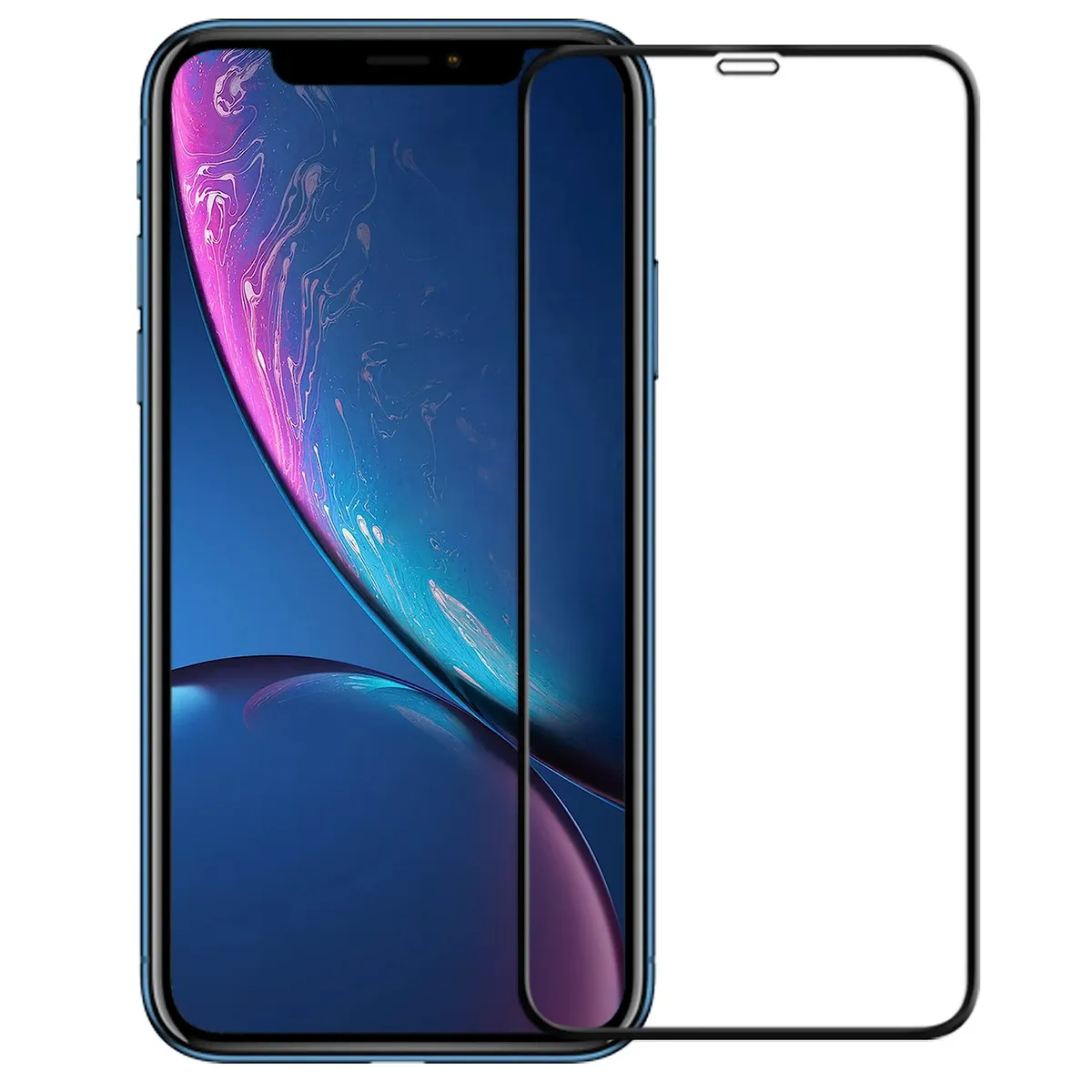 GENERICO - Lámina De Vidrio Completa Para iPhone 11 Pro Max