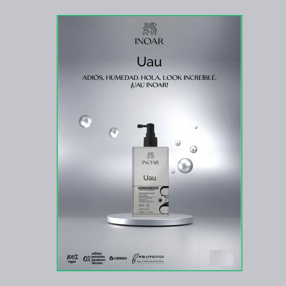 INOAR - Uau Serum Antifrizz Imediato 200 ml