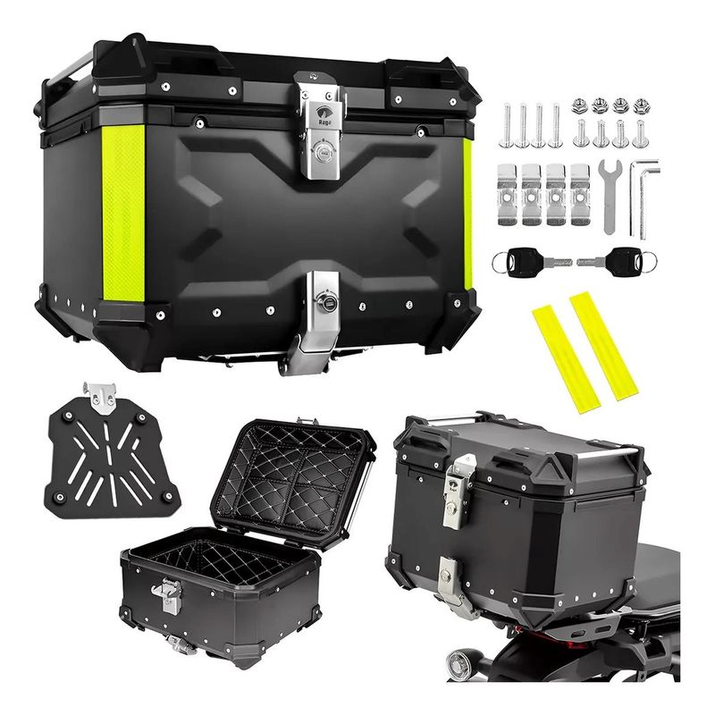 EVERSO - Maleta Top Case Superior Moto Motocicleta 60 Lt Xseries N