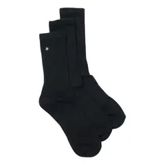 KIVUL - Calcetines Adulto Tripack Long Unisex Adulto Negro