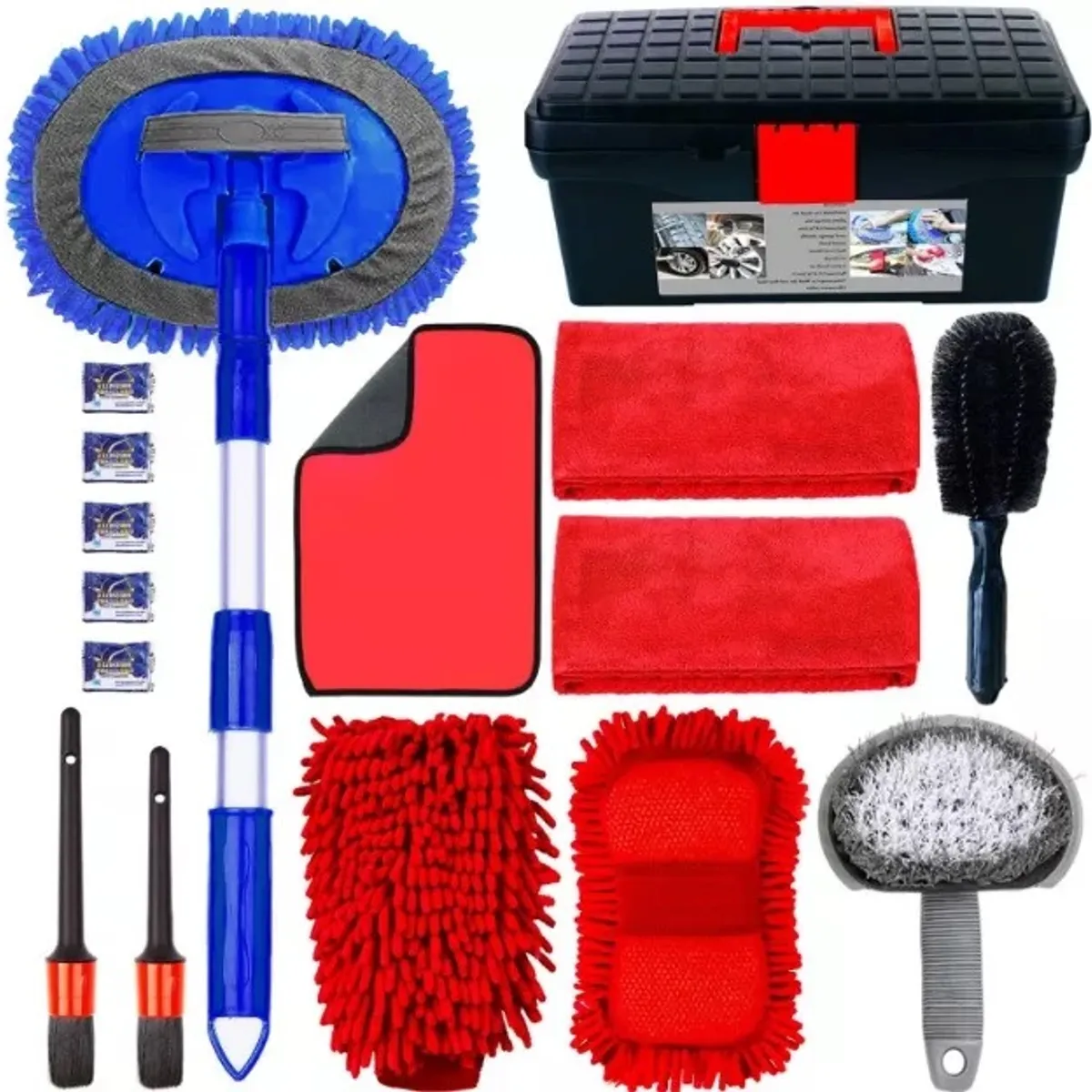 GENERICO - Kit De Herramientas De Limpieza De Lavado De Autos