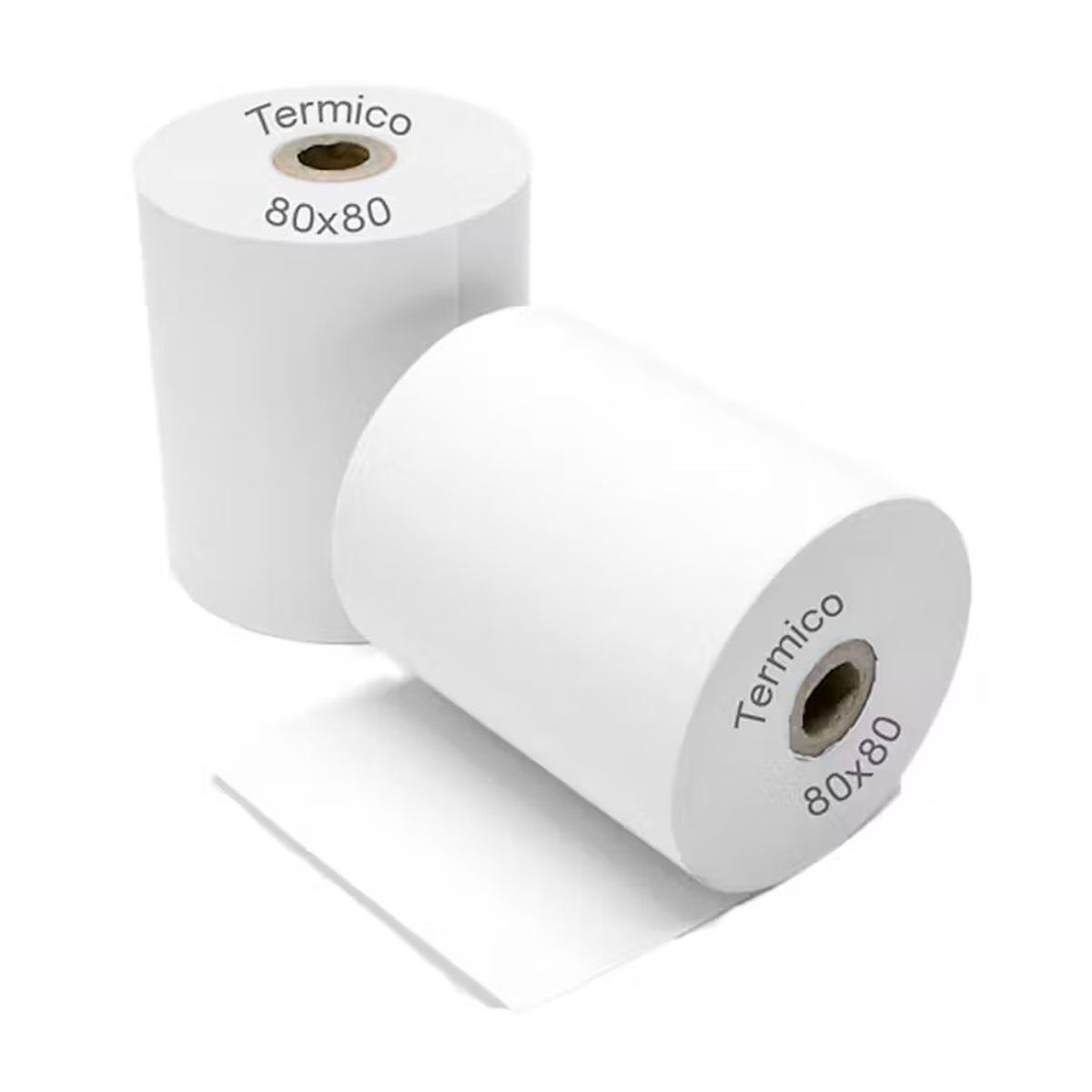 JOYTEK - 50 Rollos Papel Térmico 80x80 Mm 70grs Blanco Joytek