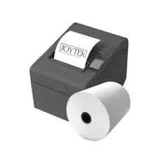 JOYTEK - 30 Rollos Papel Térmico 80x80 Mm 70grs Blanco