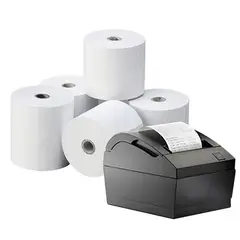 JOYTEK - 5 Rollos Papel Térmico 80x80 Mm 70grs Blanco