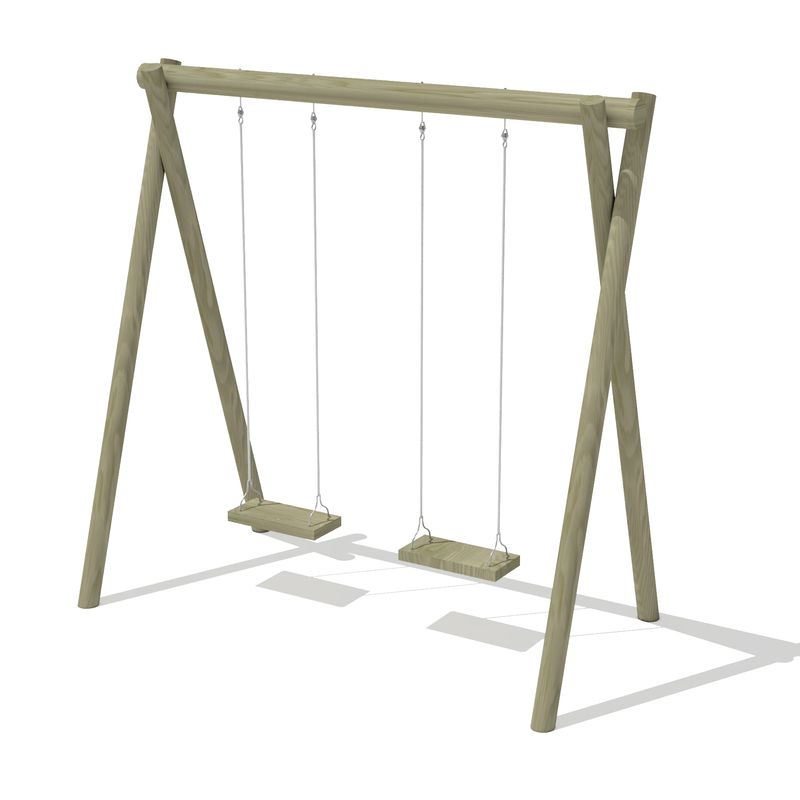 GENERICO - COLUMPIO DOBLE DE MADERA