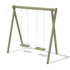 GENERICO - COLUMPIO DOBLE DE MADERA