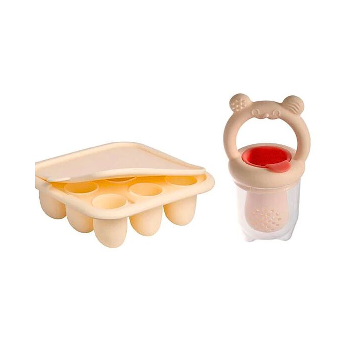 GENERICO - Molde Para Helado Chupete Alimentario Bebes Amarillo