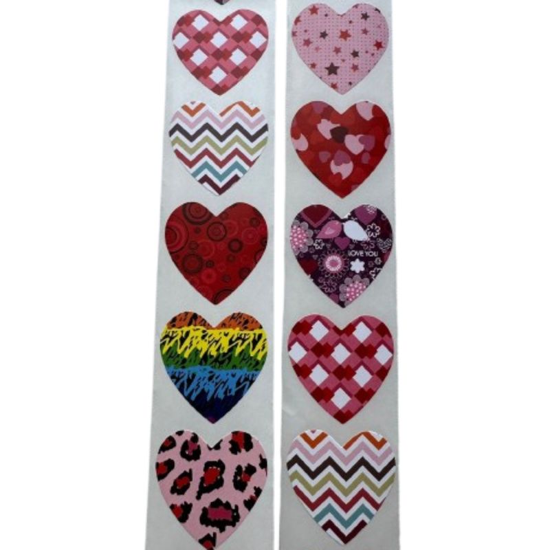 GENERICO - Stickers Corazon A 100un 2,5cm