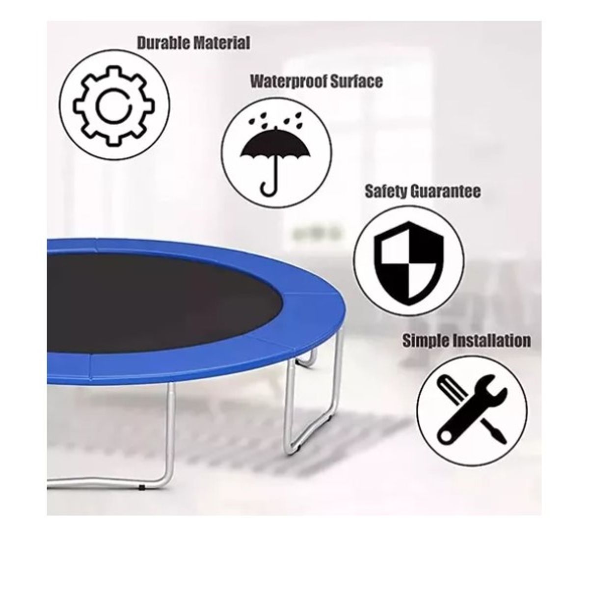 ESHOPANGIE - Cubre Resortes Cama Elástica 2,44 M- 8ft